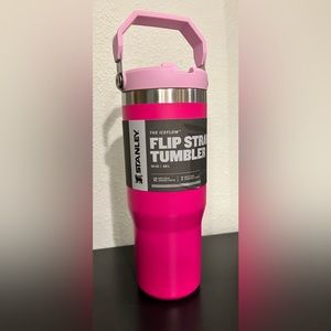 NWT Stanley 30oz Ice Flow Tumbler with Flip Straw in CAMELIA